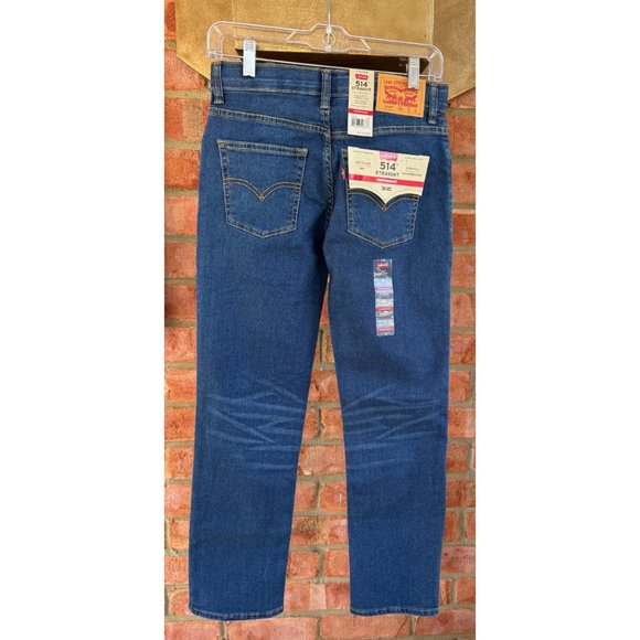 Levi's 514 Straight Regular Fit Performance Jeans for Boys NWT Size 14 Comfy - Picture 5 of 7